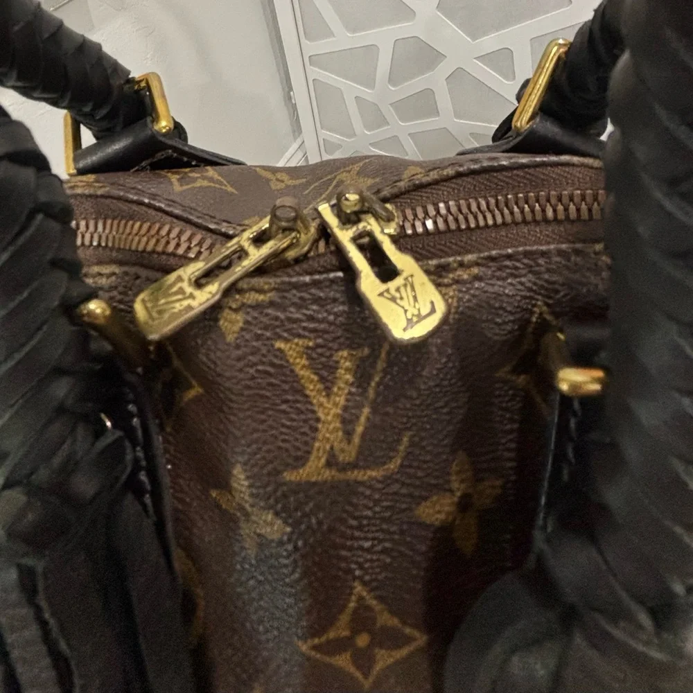 Designer Monogram Satchel - Custom Boho Handles & Fringe | Rare Piece